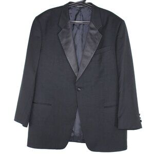 Armani Collezioni Mens 46 R 1 Button Tuxedo Blazer C1142